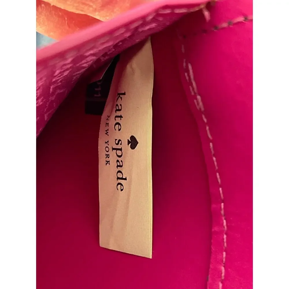 Kate Spade‎ Black Pink Wallet/Clutch/Crossbody Removable Strap Pre-owned